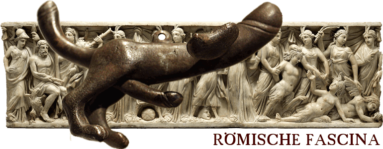 RÖMISCHE PHALLUSAMULETTE / FASCINA
SCHMUCKBRONZE / SILBER 925