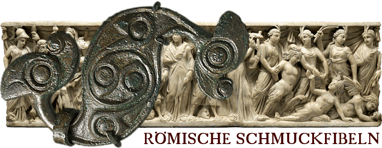 RÖMISCHE BROSCHEN & ANSTECKFIBELN
SCHMUCKBRONZE / SILBER 925