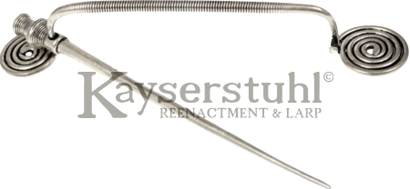 Violinenbogenfibel mit ausgeklapptem Dorn