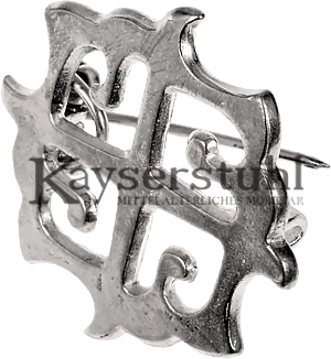 Römische Swastika-Fibel (Bronze oder versilbert)