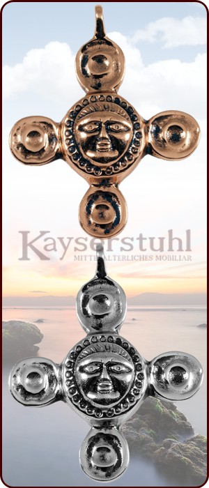 Keltisches Sonnenamulett (Bronze)