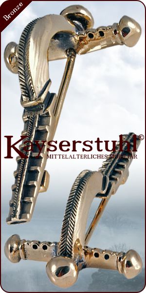 Römische Zwiebelkopffibel (Bronze)