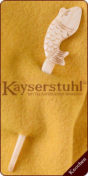 Haarnadel "Fisch" (Knochen)