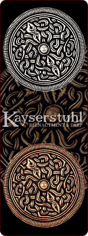 Angelsächsische Scheibenfibel "Sutton Hoo" (7. Jh.)