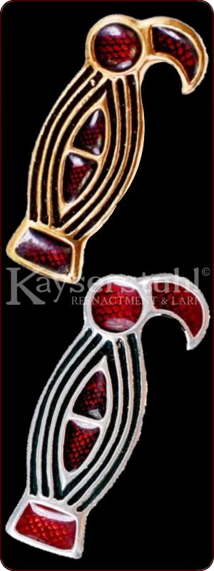 Alemannische Vogelfibel mit Glaseinlagen (6. Jh..)