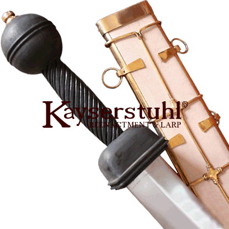 Gladius Typ Pompeji "Caesar" mit Holzgriff und Scheide