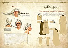 Kleidung des Mittelalters selbst anfertigen:
Grundausstattung für die Frau (Zerkowski/Fuhrmann)