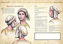 Kleidung des Mittelalters selbst anfertigen:
Kopfbedeckungen für Mann und Frau (Leuner/Leuner)