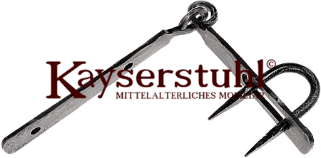 Wikingerscharnier-Set "Mästermyr" mit Haspe (4-teilig)