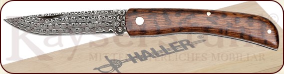 Damast-Klappmesser mit Schlangenholzgriff