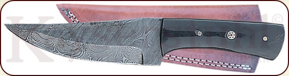 Damastmesser 19,5 cm mit Horngriff