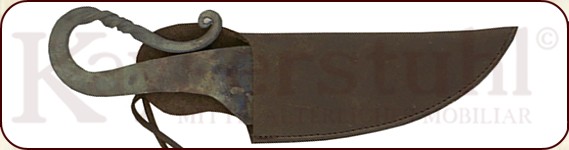 Geschmiedetes Messer 22,0 cm mit Scheide