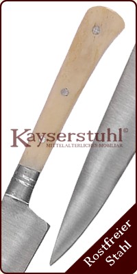 Tafelmesser 18 cm mit Knochengriff