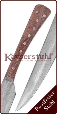 Tafelmesser 23,5 cm mit Holzgriff 