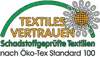 Schadstoffgeprüft nach Öko-Tex-Standard 100