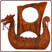 Trinkhornständer "Drachenboot"