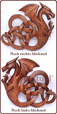 Wandschmuck Drache Typ I (rechts oder links)