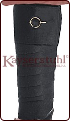 Wadenwickel aus Wolle in schwarz