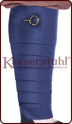 Wadenwickel aus Wolle in blau