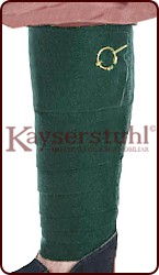 Wadenwickel aus Wolle in grün