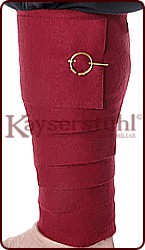 Wadenwickel aus Wolle in rot