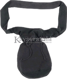 Große Pilgertasche in schwarz