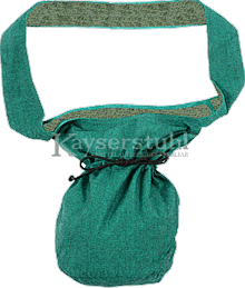 Große Pilgertasche in grün