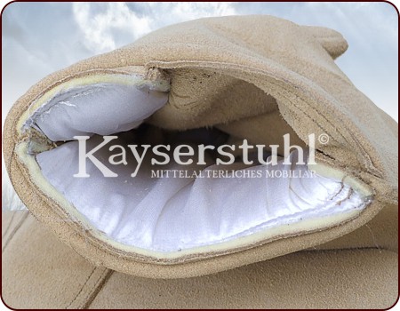Gepolsterter Fechthandschuh aus Wildleder (Paar)