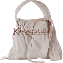 Mittelalterliche Pilgertasche iin natur