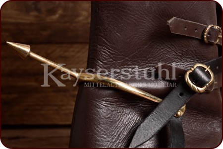 Normannische Sporen aus Messing (Paar)