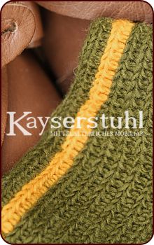 Nadelgebundene Socken "Balder", grau/rot