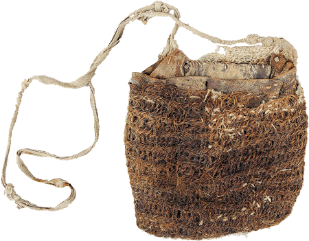 Nadelgebundener mittelalterlicher Textilfund aus Skandinavien (Quelle: Elisabeth Eriksson / Nordiska museet)