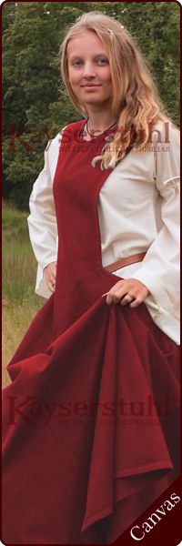 Höllenfenster-Kleid "Helena" in rot