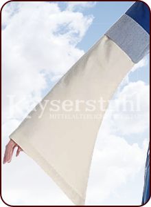 Bliaut-Kleid "Marguerite" in blau/hellblau/natur