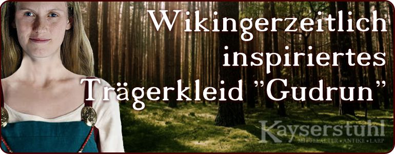 Wikingerzeitlich
inspirierte Schürze
"Martika" aus Wolle