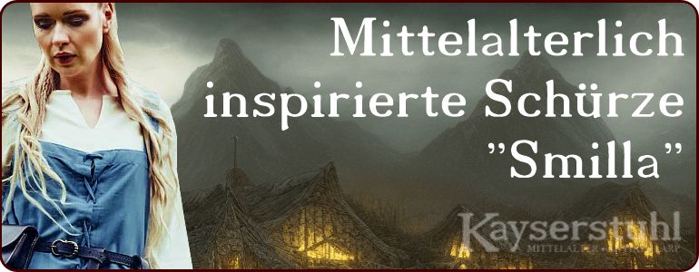 Mittelalterliche Schürze/Trägerkleid "Smilla"