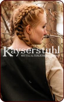 Wikingerzeitlich inspirierte Schürze "Frigga" in grün