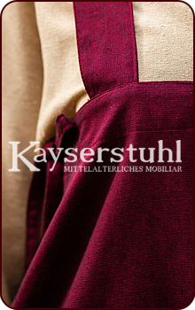 Schürze/Trägerkleid  "Gullkolla" in rot