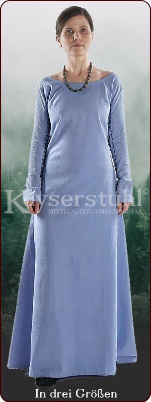 Kleid / Unterkleid / Cotte "Sonja", hellblau