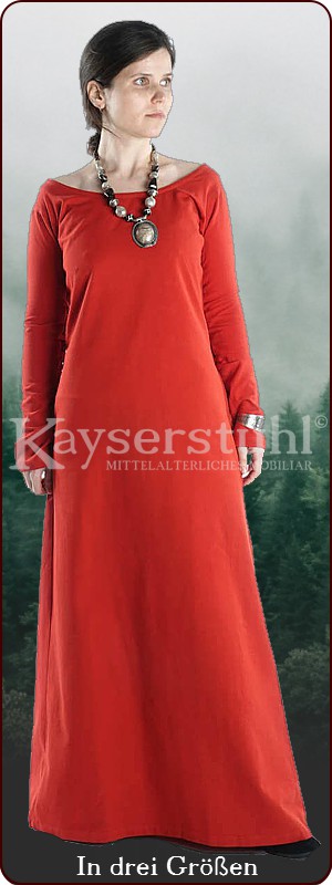 Kleid / Unterkleid / Cotte "Sonja", rot