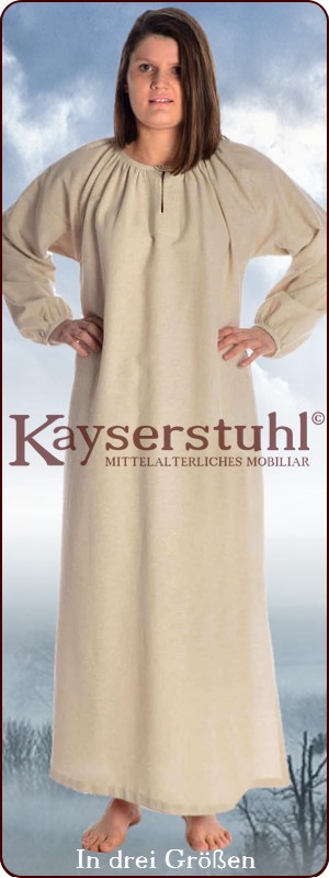 Unterkleid bzw. Chemise mit Knopf