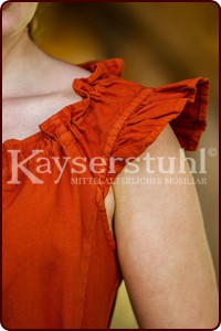 Ärmelloses Kleid/Überkleid "Clara", orange (rost)