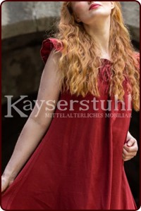 Ärmelloses Kleid/Überkleid "Clara", rot