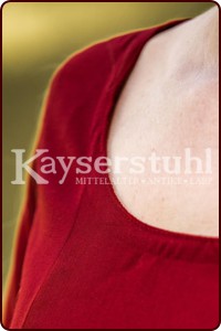 Kleid / Unterkleid / Cotta "Cassiopeia", rot