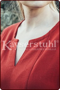 Kleid / Unterkleid / Cotta "Cassiopeia", rot