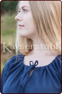 Kleid / Unterkleid / Cotta "Basic", blau