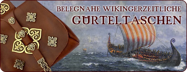 BELEGNAHE WIKINGERZEITLICHE GÜRTELTASCHEN