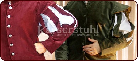 Landsknechtjacke mit geschlitzten Ärmeln