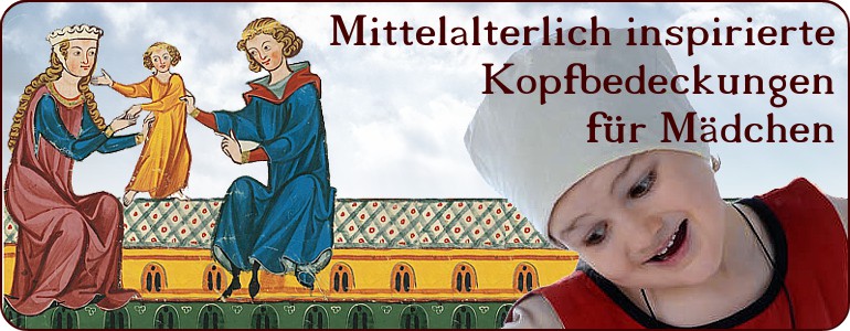 Mittelalterlich inspirierte Kopfbedeckungen für Mädchen