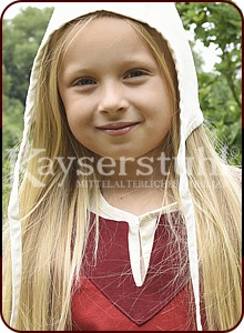 Wikingerzeitliches Kinderkleid "Ylvi", rot/rot